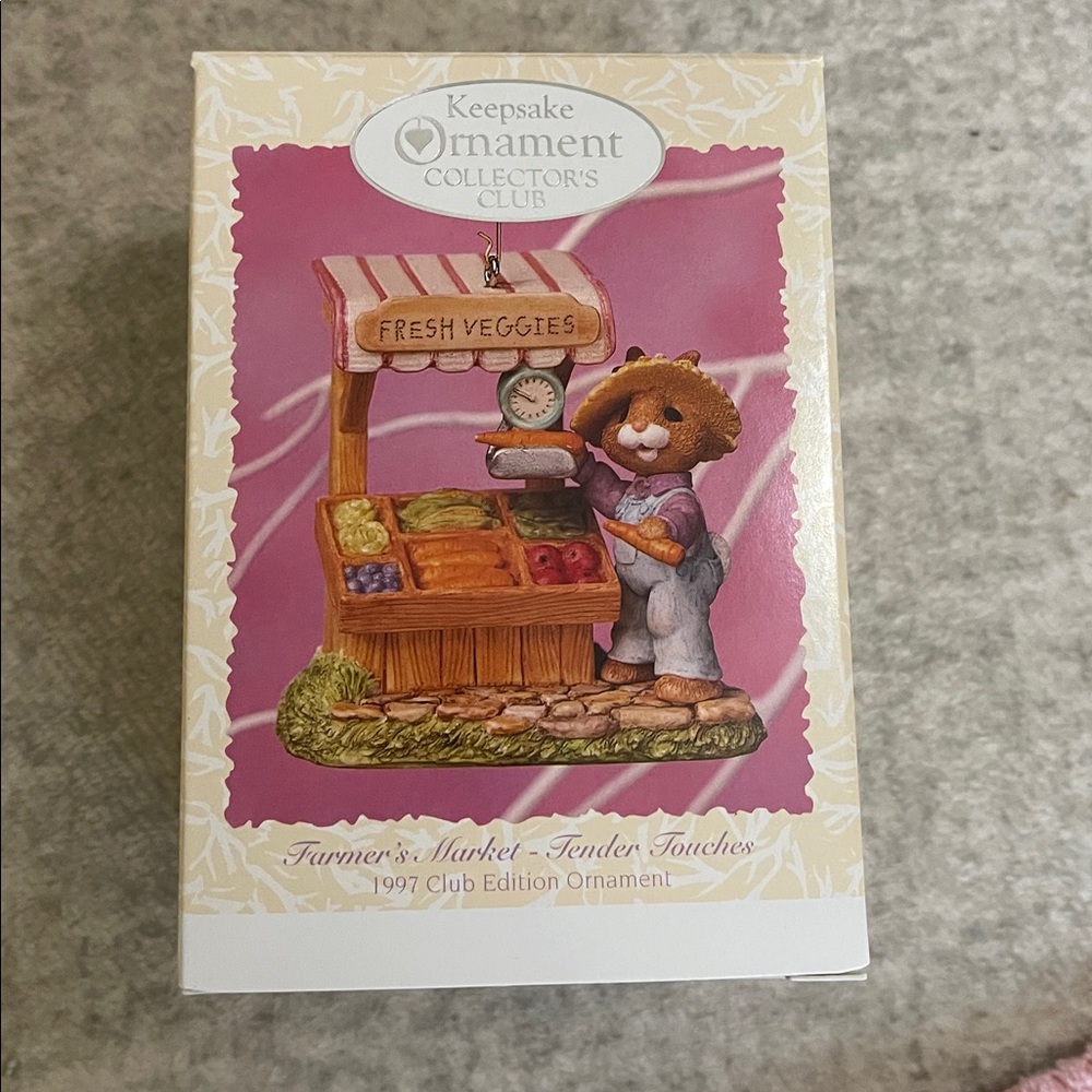 Farmer’s Market Hallmark‎ Keepsake Ornament 1997 club edition collectors club
